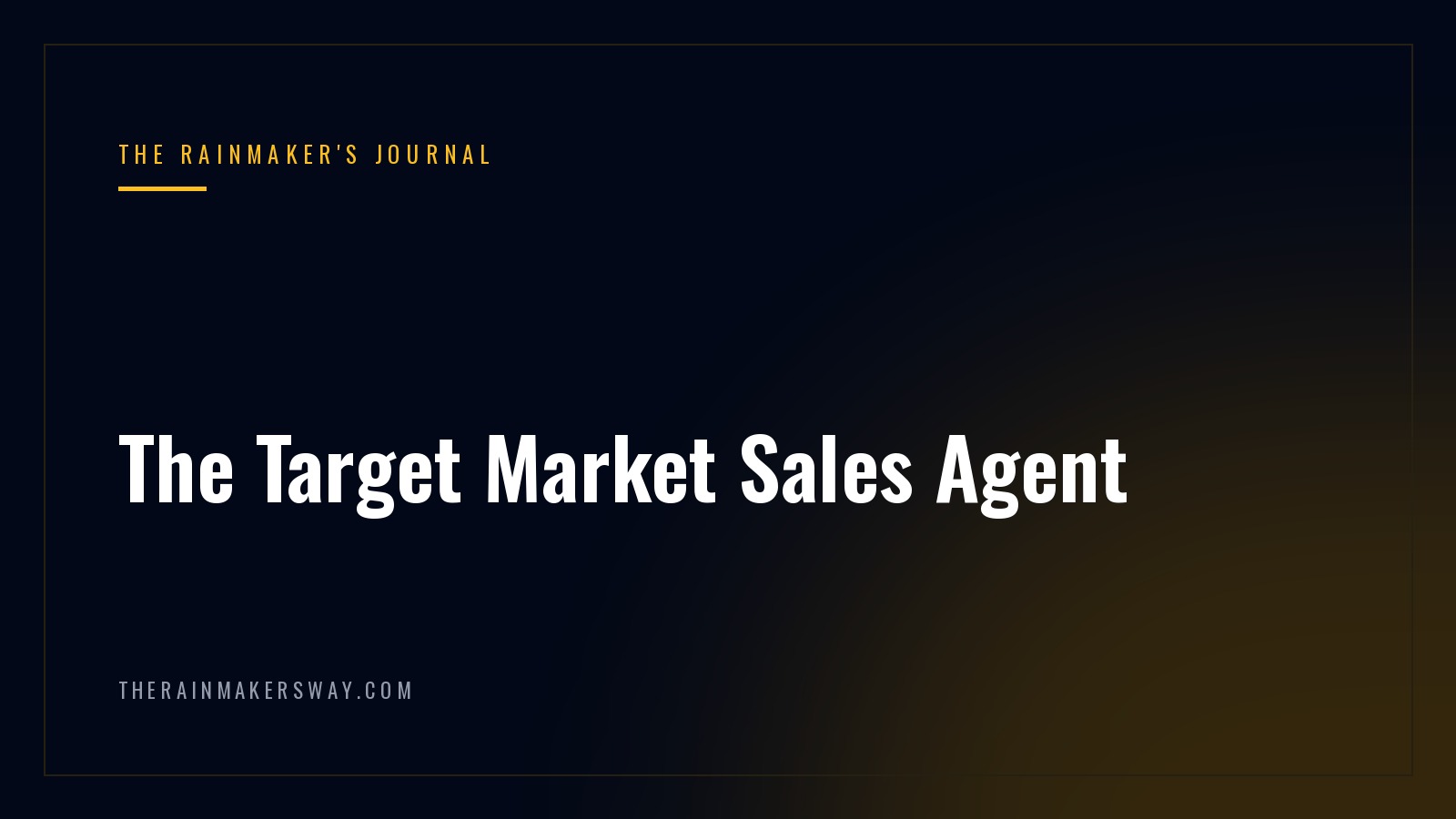 The Target Market Sales Agent